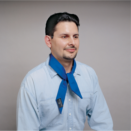 Serviette refroidissante standard, Bleu D. Morneault & Fils