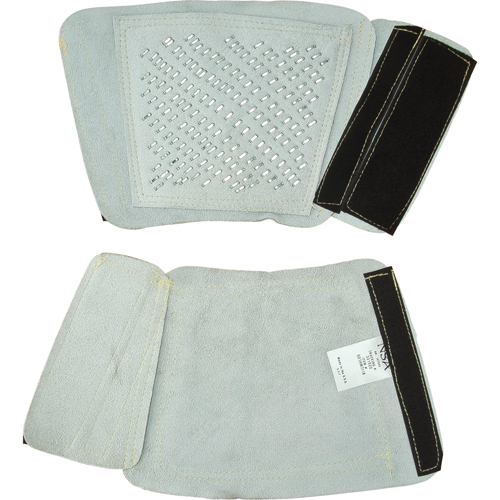 PROTEGE-BRAS,CUIR/ACIER7" LONG, UNIVERSEL,PAIRE, Cuir D. Morneault & Fils