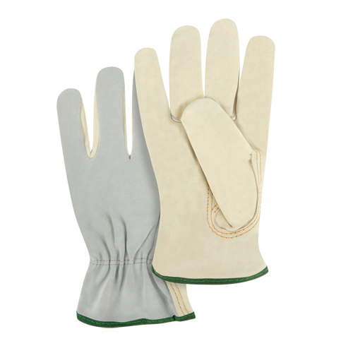 Split Back Driver's Gloves, Medium, Grain Cowhide Palm D. Morneault & Fils
