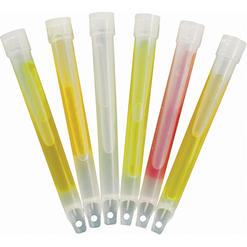 B&acirc;tons de s&eacute;curit&eacute; luminescents Cyalume 6", Rouge, Dur&eacute;e 30 min D. Morneault & Fils