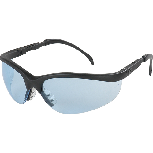 Lunettes de s&eacute;curit&eacute; Klondike, Lentille Bleu p&acirc;le, Anti-&eacute;gratignures, R&eacute;pond ou surpasse la norme CSA Z94.3 D. Morneault & Fils