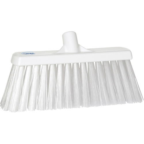 Balai hygi&eacute;nique pour service alimentaire, 11,7"x3", Polyester, Blanc D. Morneault & Fils