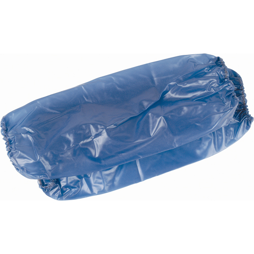 Manchettes l&eacute;ger, Longueur de 18", Vinyle, Bleu D. Morneault & Fils