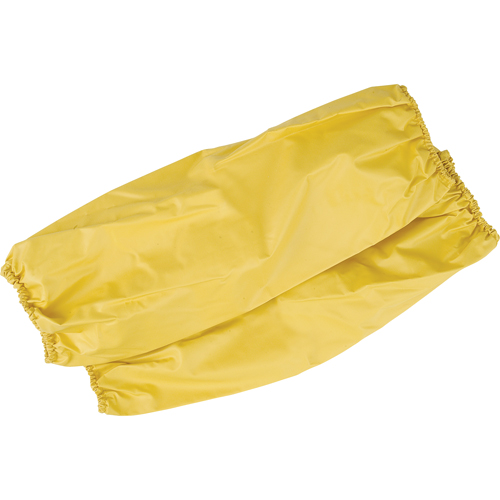 Manchettes ignifuge, Longueur de 18", Polyester/PVC, Jaune D. Morneault & Fils