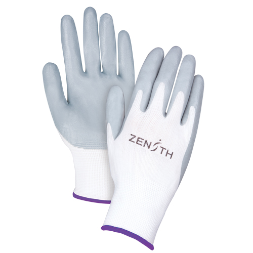 Lightweight Breathable Coated Gloves, 6/X-Small, Foam Nitrile Coating, 13 Gauge, Polyester Shell D. Morneault & Fils