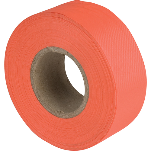 Rubans pour signalisation, 1,1875" la x 150' lo, Orange fluorescent D. Morneault & Fils