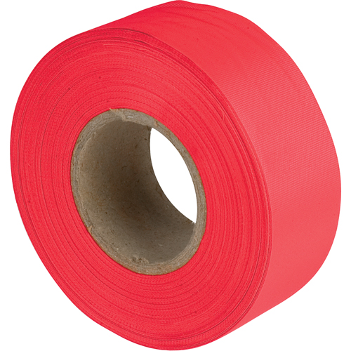 Rubans pour signalisation, 1,2" la x 300' lo, Rouge D. Morneault & Fils