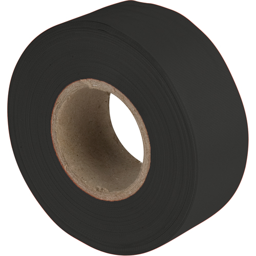 Flagging Tape, 1.2" W x 300' L, Black D. Morneault & Fils