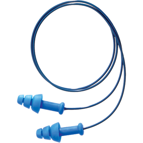Howard Leight SmartFit&reg; Metal Detectable Reusable Earplugs, Corded, One-Size, Bulk - Box, 25 NRR dB D. Morneault & Fils