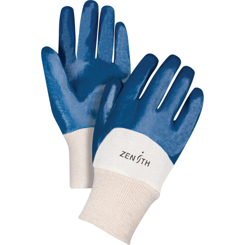Gants &agrave; doublure interlock de poids moyen, 10/T-Grand, R&ecirc;vetement Nitrile, Enveloppe en Coton D. Morneault & Fils