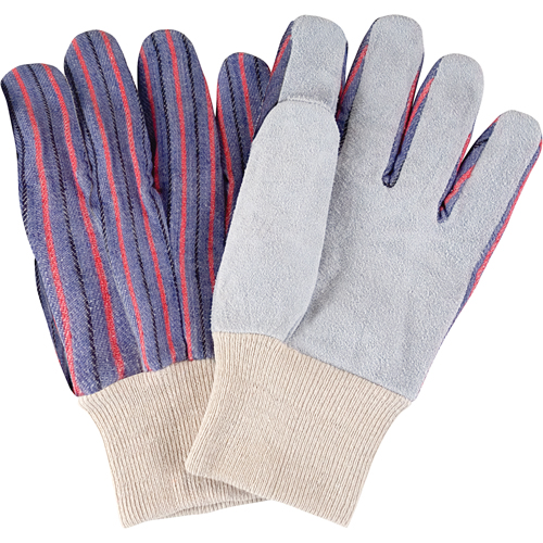 Standard-Duty Work Gloves, Large, Split Cowhide Palm D. Morneault & Fils