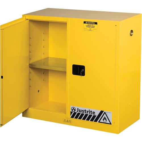 Armoires Sure-Grip EX pour produits inflammables, 30 gal., 2 Porte(s), 43" La x 44" h x 18" p D. Morneault & Fils