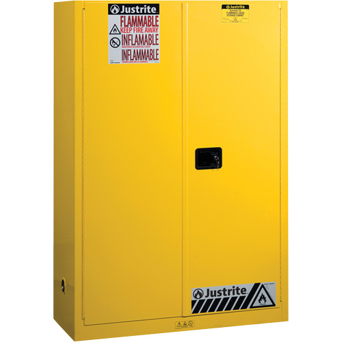Armoires Sure-Grip EX pour produits inflammables, 45 gal., 2 Porte(s), 43" La x 65" h x 18" p D. Morneault & Fils