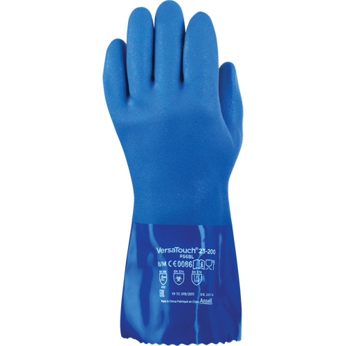 Gants isolants P56BL, Taille Moyen/8, 12" lo, PVC D. Morneault & Fils