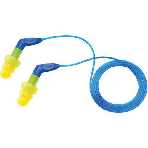 Bouchons d'oreilles r&eacute;utilisables E-A-R UltraFit, Avec cordon, Vrac - Sac en poly, 27 dB NRR, Taille unique D. Morneault & Fils