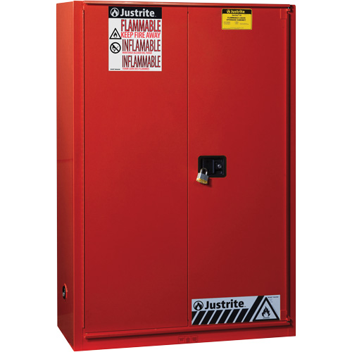 Sure-Grip&reg; EX Combustibles Safety Cabinet for Paint and Ink, 60 gal., 5 Shelves D. Morneault & Fils