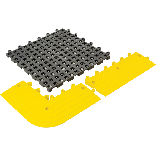 Tapis Ergodeck tout usage No 564 & No 566, PVC, 1-1/2' la c, 1-1/2' lo, 7/8" &eacute;paisseur, Charbon D. Morneault & Fils