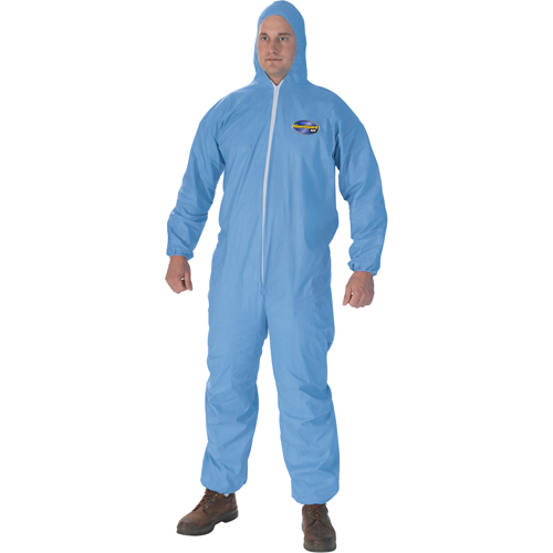 Kleenguard A65 Coveralls, Large, Blue, FR Treated Fabric D. Morneault & Fils