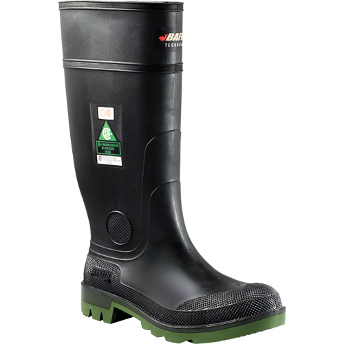 Bottes industrielles tout temps Enduro, Caoutchouc, Embout Acier, Pointure 8, Semelle R&eacute;sistant aux perforations D. Morneault & Fils