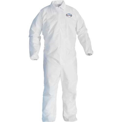 Kleenguard A40 Coveralls, Medium, White, Microporous D. Morneault & Fils