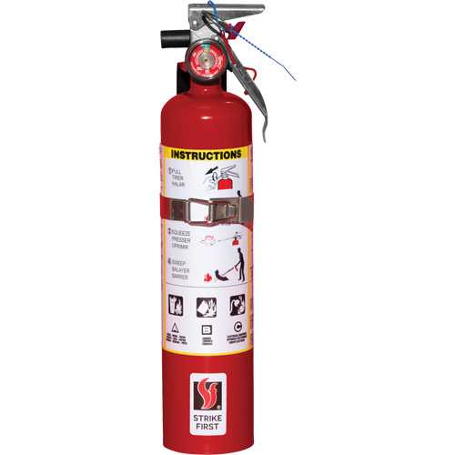 Fire Extinguisher, ABC, 2.5 lbs. Capacity D. Morneault & Fils