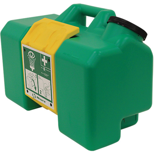 Poste de douche oculaire, Aliment&eacute; par gravit&eacute;, Capacit&eacute; 9 gal., Conformit&eacute; ANSI Z358.1 D. Morneault & Fils