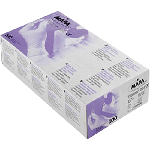 Gants en polym&egrave;re triple couche Trilites, Petit, Latex/N&eacute;opr&egrave;ne/Nitrile, 6 mils, Sans poudre, Mauve D. Morneault & Fils