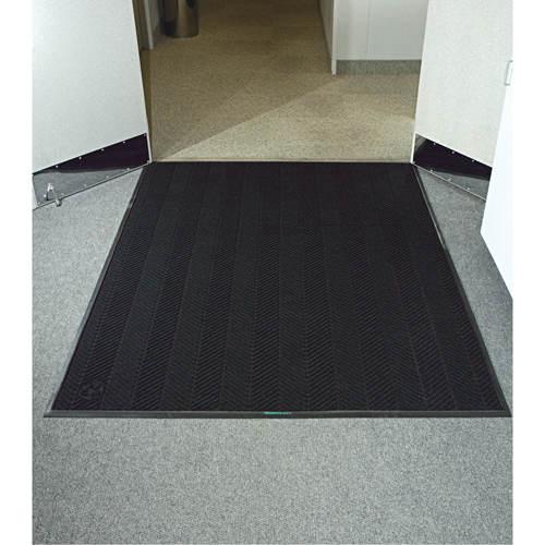 Tapis Waterhog Eco Elite, Essuie-pieds/grattoir, 4' x 20' x 3/8", Fum&eacute;e noire D. Morneault & Fils