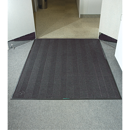 Tapis Waterhog Eco Elite, Essuie-pieds/grattoir, 3' x 8' x 3/8", Cendre grise D. Morneault & Fils