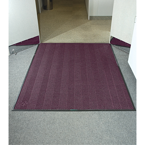 Tapis Waterhog Eco Elite, Essuie-pieds/grattoir, 3' x 8' x 3/8", Marron D. Morneault & Fils