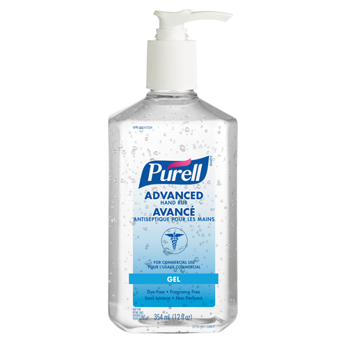 Advanced Hand Sanitizer, 354 ml, Pump Bottle, 70% Alcohol D. Morneault & Fils