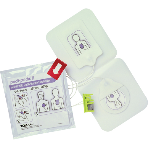 &eacute;lectrodes Pedi-Padz II, Zoll AED Plus Pour, Classe 4 D. Morneault & Fils