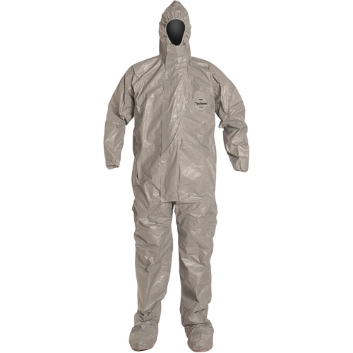 Tychem&reg; 6000 Coveralls, Small, Grey D. Morneault & Fils
