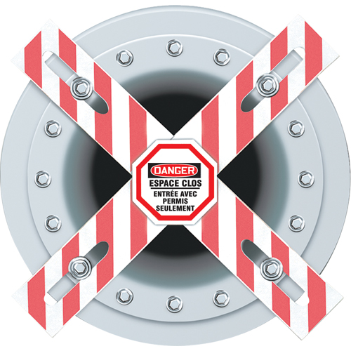 Barri&egrave;re Danger Man-Way Cross D. Morneault & Fils