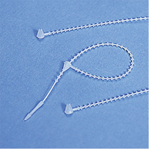 Options de finition pour &eacute;tiquettes - attaches en billes de nylon D. Morneault & Fils