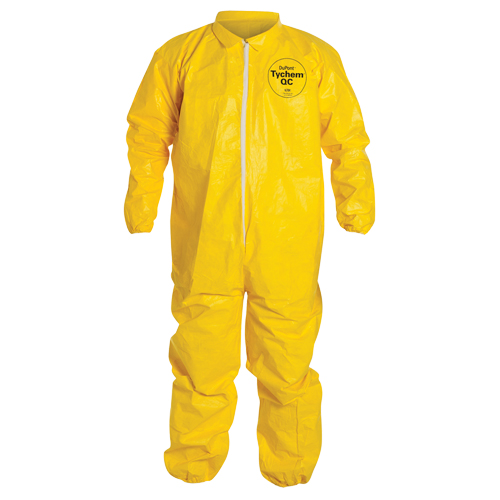 Coveralls, Tychem&reg; 2000, 2X-Large, Yellow D. Morneault & Fils