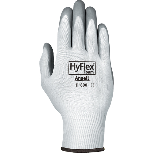 Hyflex&reg; 11-800 Gloves, 10/X-Large, Foam Nitrile Coating, 15 Gauge, Nylon Shell D. Morneault & Fils