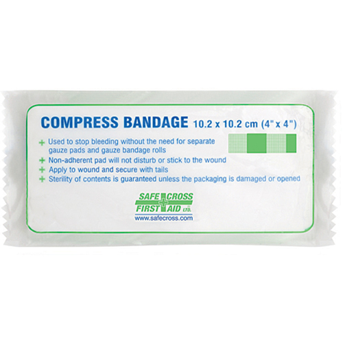Bandages Compressifs - St&eacute;riles, 4-1/4" lo x 3-1/2" la D. Morneault & Fils