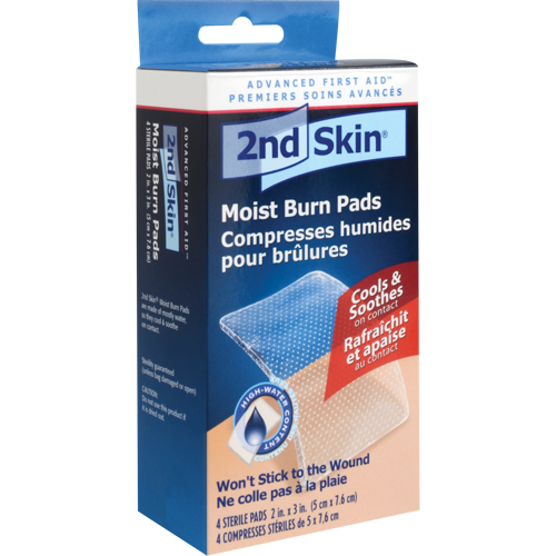 2nd Skin&reg; Moist Burn Pads, 2" x 3", Class 2 D. Morneault & Fils