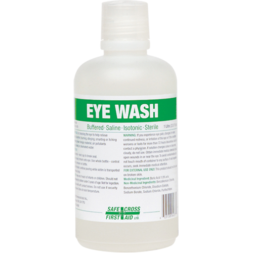 Eyewash Solution, Full Bottle, 1000 ml D. Morneault & Fils