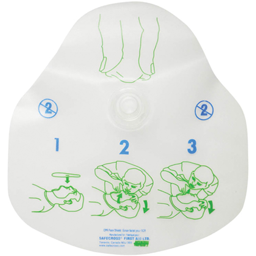 CPR Protective Device, Single Use Faceshield, Class 2 D. Morneault & Fils