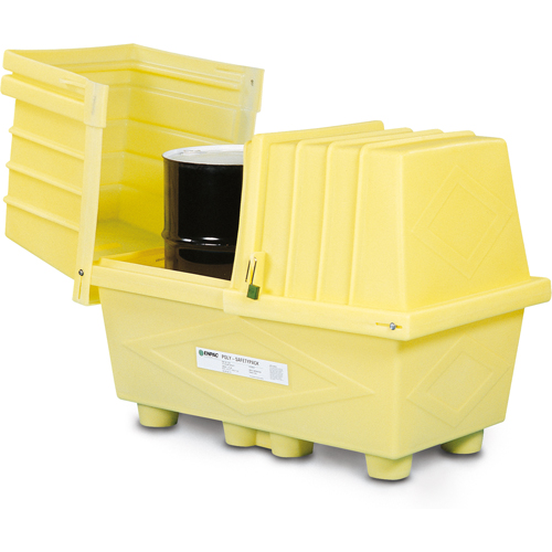 Poly-Safeypacks&reg; Without Drain, 60.5" L x 37.25" W x 45.75" H, 1200 lbs. Load Capacity D. Morneault & Fils