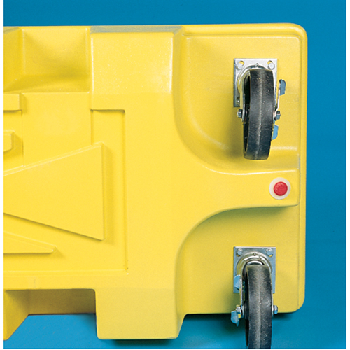 Poly-Spillcart Cart, 66.5" L x 29" W x 43.9" H, 57 US gal. Spill Cap. D. Morneault & Fils