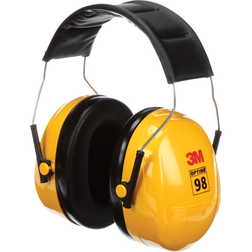 Peltor Optime 98 Series Earmuffs, Headband, 25 NRR dB D. Morneault & Fils