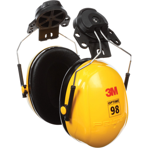 Peltor Optime 98 Series Earmuffs, Cap Mount, 23 NRR dB D. Morneault & Fils