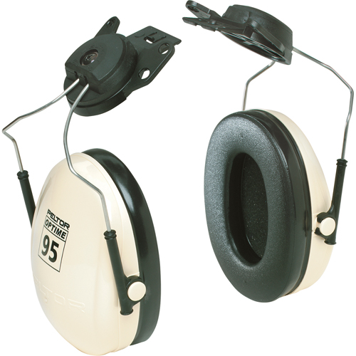 Peltor Optime 95 Series Earmuffs, Cap Mount, 21 NRR dB D. Morneault & Fils