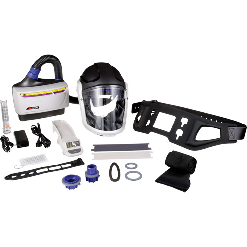 Versaflo Powered Air Purifying Respirator TR-600 Heavy Industrial Kit, Hard Hat & Faceshield, Lithium-Ion Battery D. Morneault & Fils