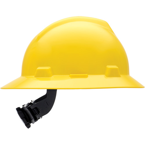 Casques de s&eacute;curit&eacute; &agrave; bordure compl&egrave;te V-Gard, R&eacute;pond aux normes CSA type 1, Suspension Rochet, Non ventil&eacute; D. Morneault & Fils