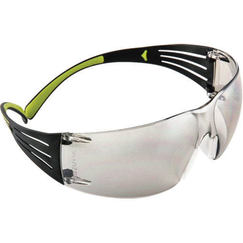 Lunettes de s&eacute;curit&eacute; SecureFit s&eacute;rie 400, Lentille Miroir int&eacute;rieur/ext&eacute;rieur, Anti-&eacute;gratignures, ANSI Z87+/R&eacute;pond ou surpasse la norme CSA Z94.3 D. Morneault & Fils