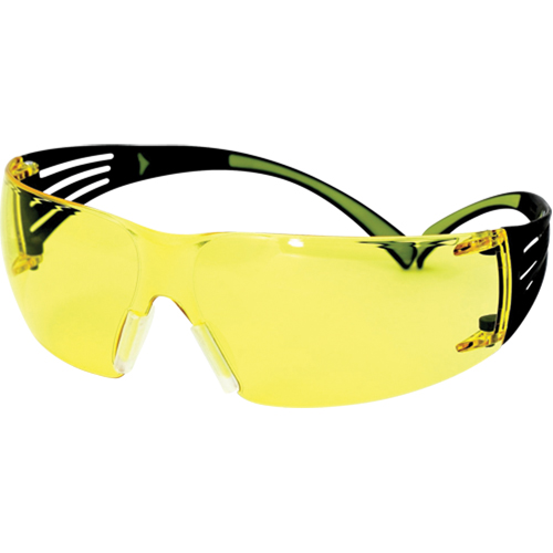 Securefit 400 Series Safety Glasses, Amber Lens, Anti-Fog/Anti-Scratch, ANSI Z87+/Meets/Exceeds CSA Z94.3 D. Morneault & Fils